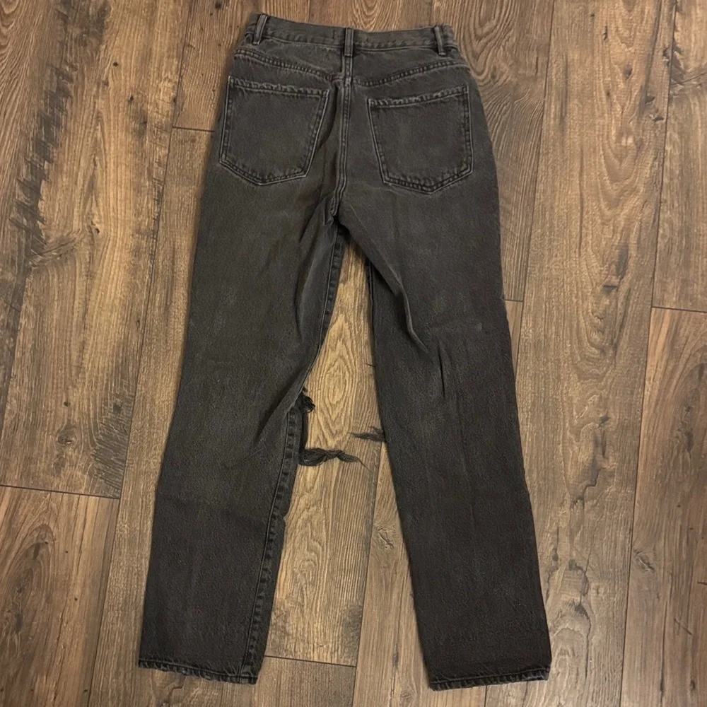 PacSun Charcoal Dad Jeans with Rips